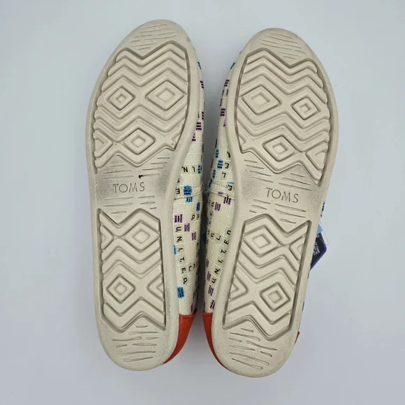 NWT TOMS Scrabble Gameboard Print Faux Fur Lined Alpargata Slip-ons, Women's 12 - Picture 11 of 16